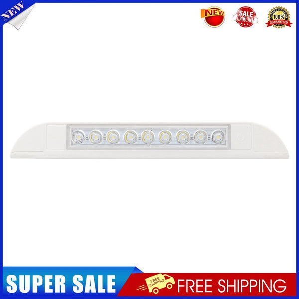 9 LED Ceiling Light Trailer Boat Cabin Dome Lamp with Touch Switch (White)