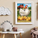 DIY 5D Diamond Painting Full Round Mosaic Chicken Handmade Picture Home Decor