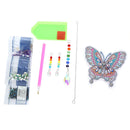 DIY Diamond Painting Light Catcher Hanging Crystal Wind Chime (Butterfly) Newly