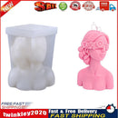 Wax Statue Silicone Candle Mold DIY Aromatherapy Plaster Home Decor (A) Newly