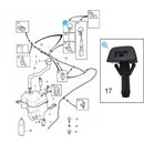 Plastic Car Washer Nozzle Windshield Washer Sprayer Windscreen Nozzle