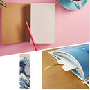 14CT Wave Counted Bookmark Cross Stitch Set Double Side Embroidery Tassel