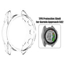 TPU Watch Case Cover Anti Scratch Protector for Garmin Approach S62 (White)