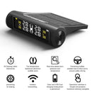 AN001 Solar Car TPMS LCD Auto Tire Tyre Pressure Monitoring System w/ 4 Senso