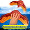 20cm little devil fish (pack of 2) water toys swimming pool playing floating`
