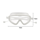 Swimming Goggles with Earplugs Waterproof Adults Diving Eyewear (White) Newly