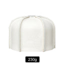 Camping Gas Tank Leather Case Gas Canister Protective Cover (White 230g)