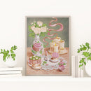 DIY Diamond Painting Partial Special Shape Drill Dessert Wall Decor Rhinest