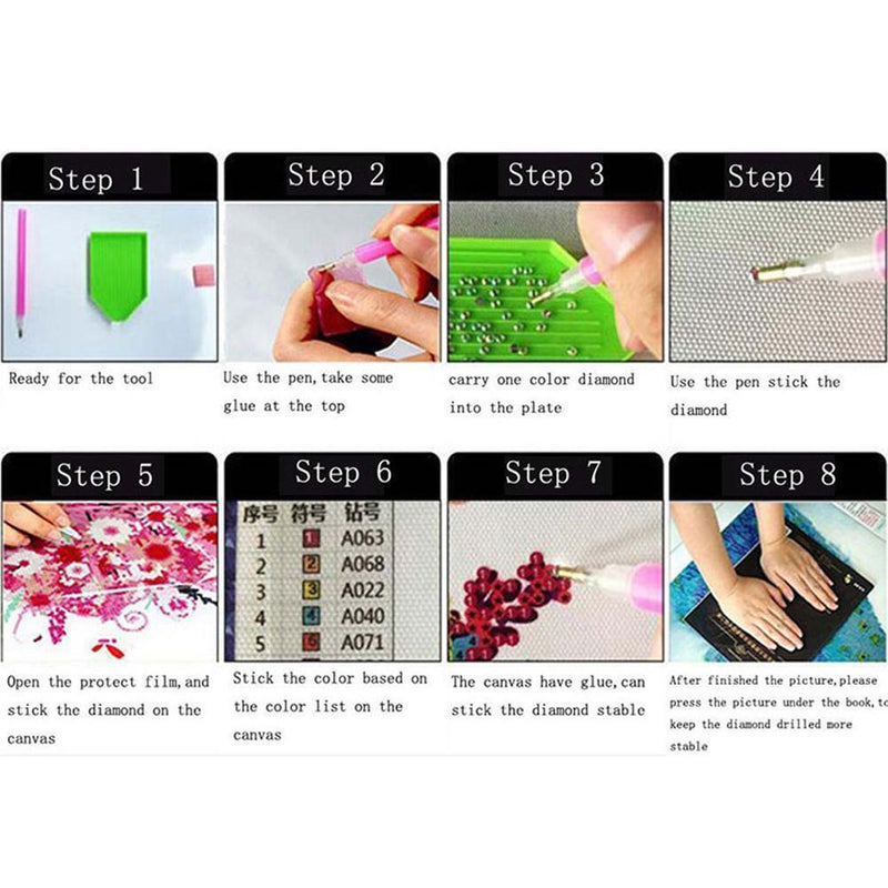 5D DIY Full Drill Diamond Painting Fantasy Bridge Cross Stitch Embroidery Newly