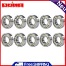 10pcs 10x22x6mm Deep Groove Pulley Wheel 61900zz Carbon Steel Ball Bearing Wheel