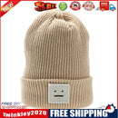 Winter Women Men Knit Ski Beanie Ball Wool Cuff Hat Ski Cap (Beige)