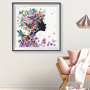 5D DIY Special Shaped Diamond Painting Girl Cross Stitch Mosaic Craft Kit