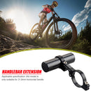 Carbon Tube Bicycle Handlebar Extender MTB Bike Headlight Bracket Holder Newly