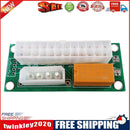 24 Pin to 4 Pin Power Supply Dual Cable Synchronous Starter Extender Card