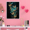 DIY Oil Paint By Numbers Butterfly Frameless Picture Craft Kit for Living R