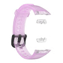 Watch Strap for HUAWEI HONOR Band 6 TPU Wristband Replacement Belt (Purple)