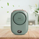 Portable Summer Digital Silent Air Cooling Fan Leafless Personal Wearable Fans