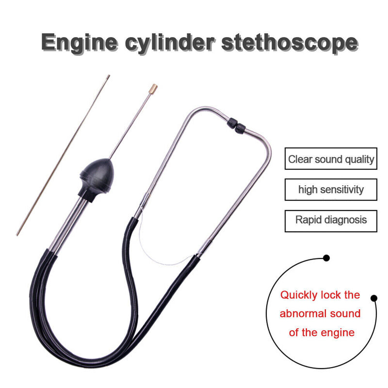Professional Cylinder Stethoscope Car Engine Block Diagnostic Auto Engine Tester