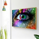 Cartoon Eyes Full Drill Round Diamond Painting Mosaic Picture Home Decor