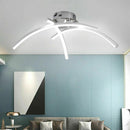 Modern Trigeminal LED Ceiling Lamp Chandelier Home Lighting (Cold White) Newly