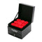 Xmas Eternal Preserved Rose with Projection Necklace Handmade Flower Gift Box