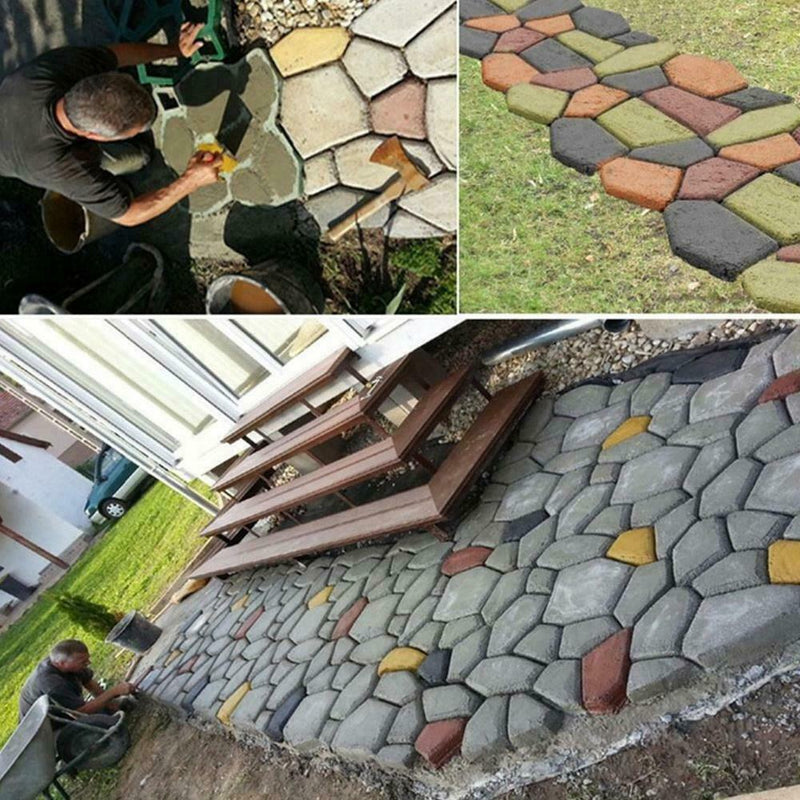 Path Maker Driveway Walk Pavement Paving Mold Patio UK Stepping Concrete S hot.