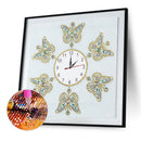 DIY Special Shaped Diamond Painting Butterfly Embroidery Wall Clock Home Decor