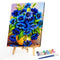 Blue Bouquet Oil Paint By Numbers Kit DIY Acrylic Painting on Canvas Crafts