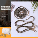 47 inch DIY Chain Strap Handbag Purse Accessories Replacement with Metal Buck