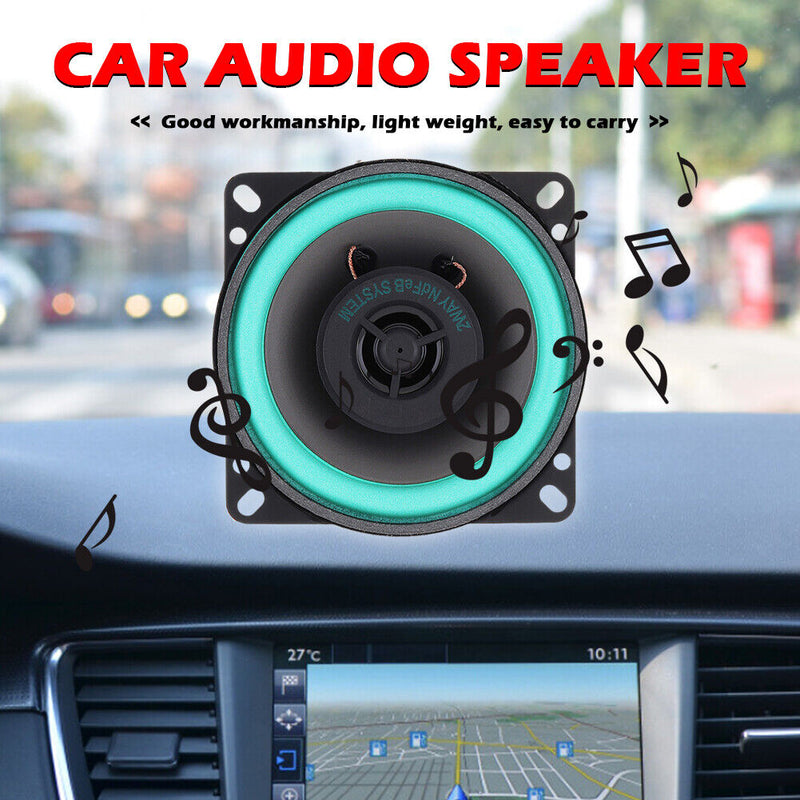 4"" 2 Way 100W Car Audio HiFi Coaxial Speaker Car Stereo Loudsspeaker VO-402