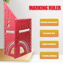 Aluminum Alloy Scriber Angle Ruler Wooden Square 45 90 Measuring Degree Gauge