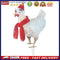 Light-Up Chicken with Scarf Christmas Glowing Rooster Garden Stake (Multi Light)