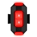 #A Led Aircraft Strobe Lights USB Charging Warning Lamp Waterproof for Riding