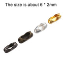 Handmade Necklace Ball Chain Connector Clasps Bracelet Making Accessories