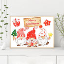 5D DIY Diamond Painting Christmas Gnome Full Drill Rhinestone Mosaic Art Pict
