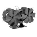 High-temperature Log Wood Burner Stove Fan Double-headed Fireplace Heat Powered