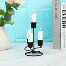 Gifts Metal Candle Stands Candle Holders Modern Style Wrought Iron Candelabra