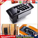 4-Band Eq Equalizer Piezo Pickup Eq-7545R Acoustic Guitar Preamp Tuner Newly