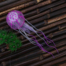 Simulation Artificial Jellyfish Glowing Aquarium Fish Tank Decor(Purple) Newly