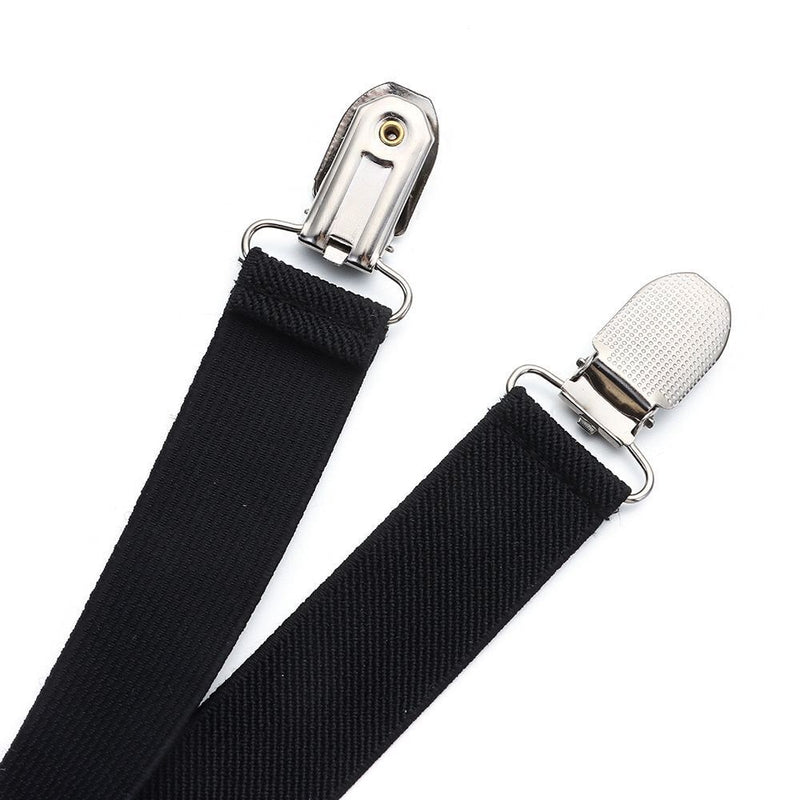 Dress Elastic Braces Suspenders Clip-on Adjustable Strap Clip Trousers Belt