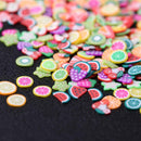 500pcs Nail Art Polymer Clay Nails Stickers DIY Manicure Decor Tips (Fruit)