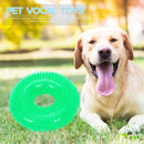 Bite Resistant Golden Dog Retriever Circle Ring Thorn Molar Ball (L Green)