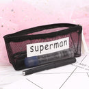 Letters Student Large Capacity Pencil Bag Stationery Storage Case (superman