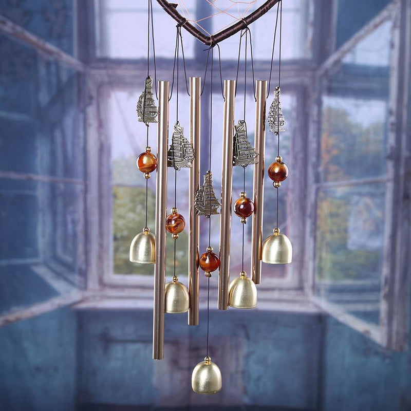 Dreamcatcher Metal Tube Bell Wind Chimes Hanging Pendant Door Decor(1) Newly