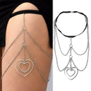1 Pc Sexy Leg Chain Heart Design Thigh Leg Chain Body Bikini Gift Year T9N8
