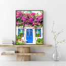 Front Yard Tree Hand Painted Picture Oil Painting By Numbers DIY Kit No Frame