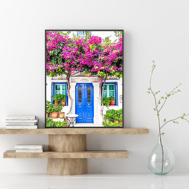 Front Yard Tree Hand Painted Picture Oil Painting By Numbers DIY Kit No Frame