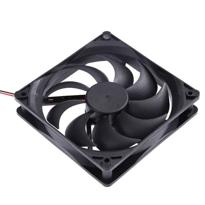 YD-1212025SH DC12V Cooler Fan 118x118x24mm 9 Blades Computer PC Fan