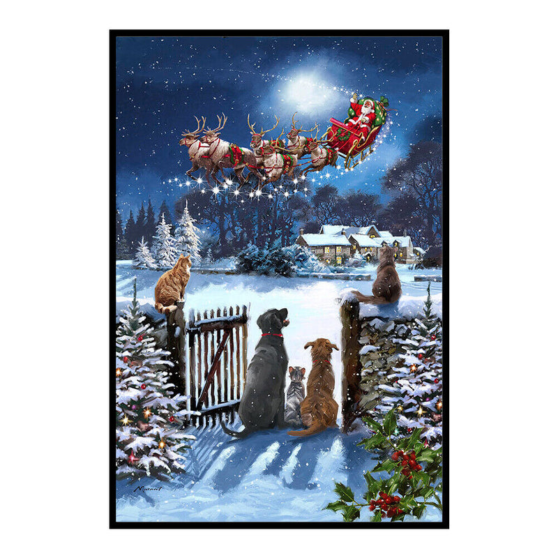 Full Embroidery Cross Stitch Needlework Kit 11CT Home Wall Room Artwork Decor