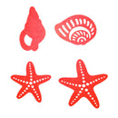 4pcs Sea Shells Cutting Dies Stencils for DIY Scrapbook/Photo Steel Newly